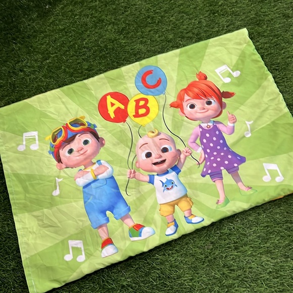 Kids CoCoMelon Reversible Bed Pillowcase - Picture 2 of 2